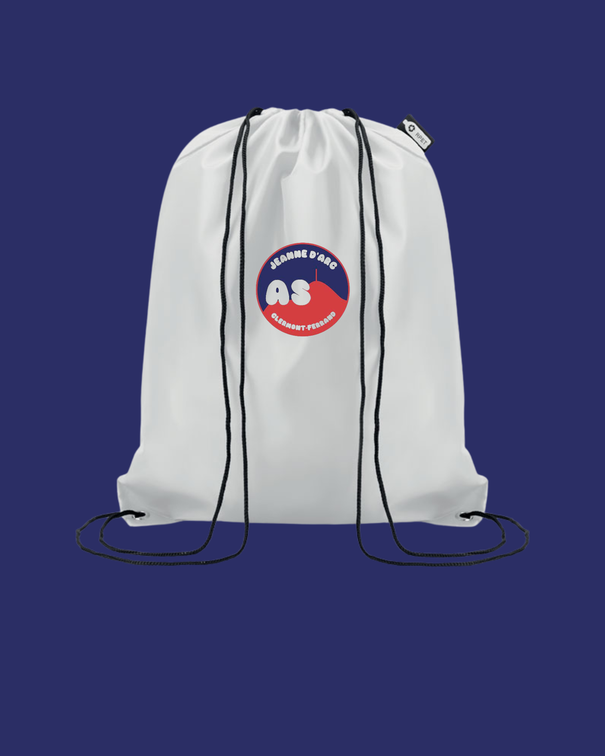Sac à cordon RPET – Association Sportive Jeanne d’A
